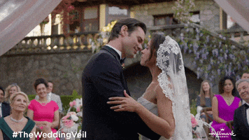Kissing Lacey Chabert GIF by Hallmark Channel