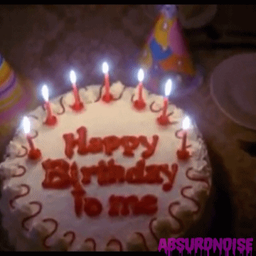 Happy Birthday To Me Horror Movies GIF by absurdnoise