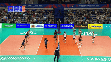 Get Ready Jump GIF by Volleyball World