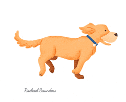 The_Artworks_Inc animation dog illustration loop GIF