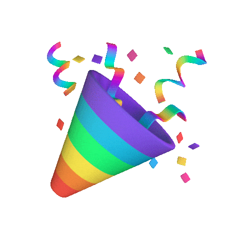 Rainbow Party Cone