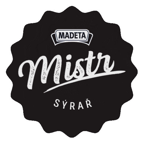 Mistr Sýrař Sticker by Madeta