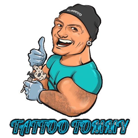 Tattootommy Sticker by tattoomitchellalmere