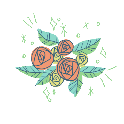 Flower Sticker