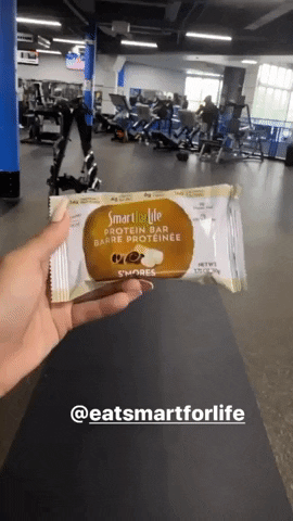 SmartForLife smores protein bar gym life low sugar GIF
