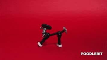 Robot Poodle GIF by TheOffbits