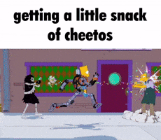 Homer Simpson Running GIF