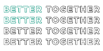Better Together Jesus Sticker by Fishhawkfc