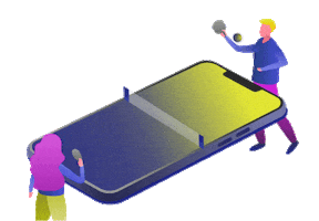 Mobile App T1 Sticker by TennisONE