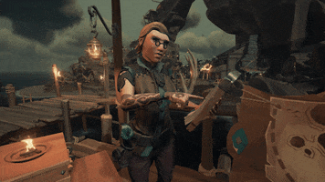 Pirate Disagree GIF by Sea of Thieves
