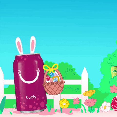 Sparkling Water Easter GIF by bubly