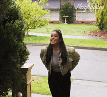 Happy Greet GIF by Neighbours (Official TV Show account)