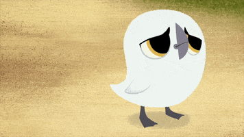 Sad Face Sigh GIF by Puffin Rock