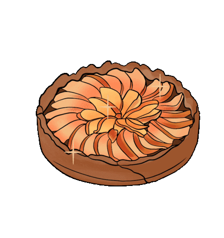 Apple Pie Eating Sticker