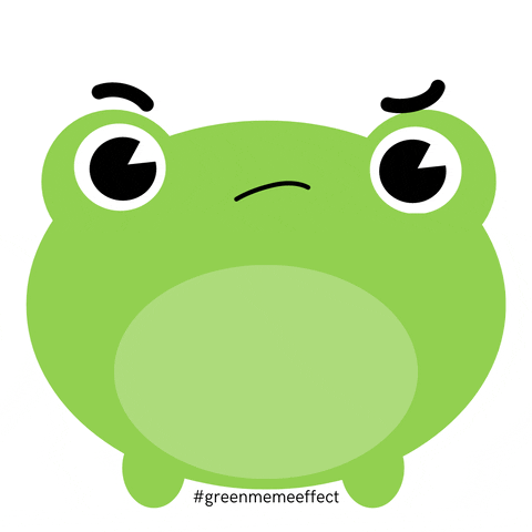 GreenMemeEffect what wtf green frog GIF