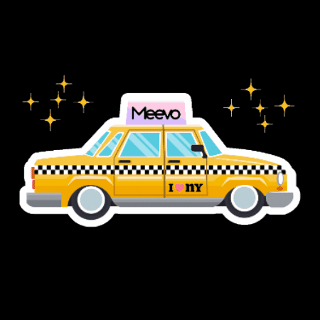 Yellow Cab Car GIF by Meevo by Millennium