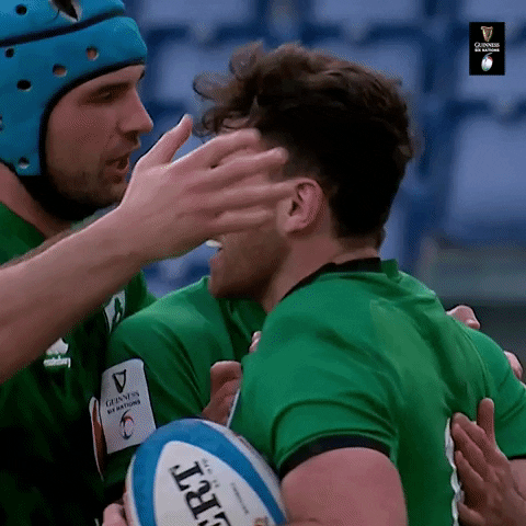 Happy Irish Rugby GIF by Guinness Six Nations