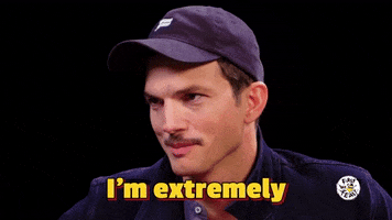 Nervous Ashton Kutcher GIF by First We Feast
