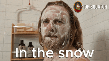 The Snow GIF by DrSquatchSoapCo
