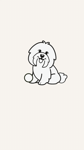 Dog Wagging Gif By CotonshoppenGIF