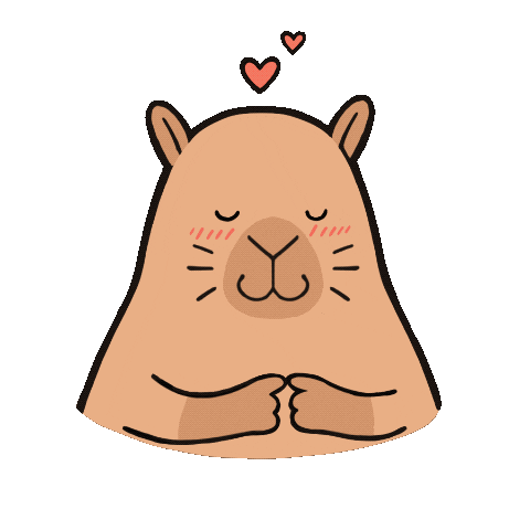 Capybara Sticker