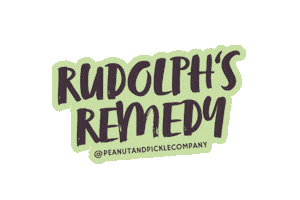 Rudolph Doggrooming Sticker by Peanut and Pickle