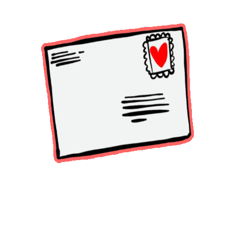 Valentines Day Letter Sticker