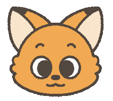 Laugh Fox Sticker