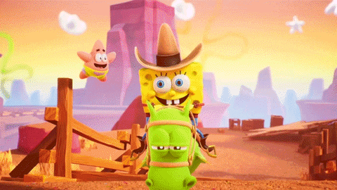Spongebob Squarepants Hair Flip GIF by Xbox - Find & Share on GIPHY