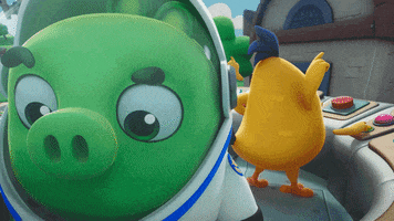 Panic Pushing GIF by Angry Birds
