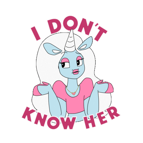 Dont Know No Sticker by Glow The Unicorn