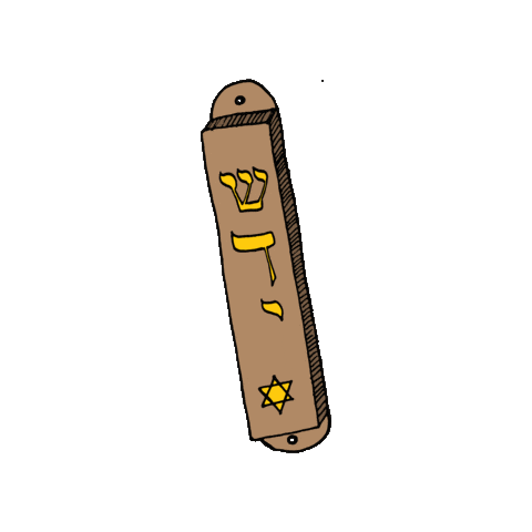 Jewish Mezuzah Sticker