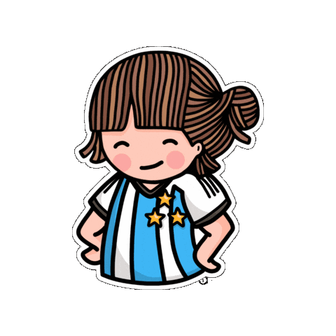 Football Girl Sticker