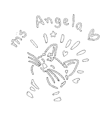 Msangela Sticker by Maira Peralta