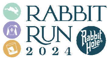 Rabbit Hole Logo Sticker by Aaron Mivelaz