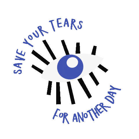 Sad Eyes Sticker