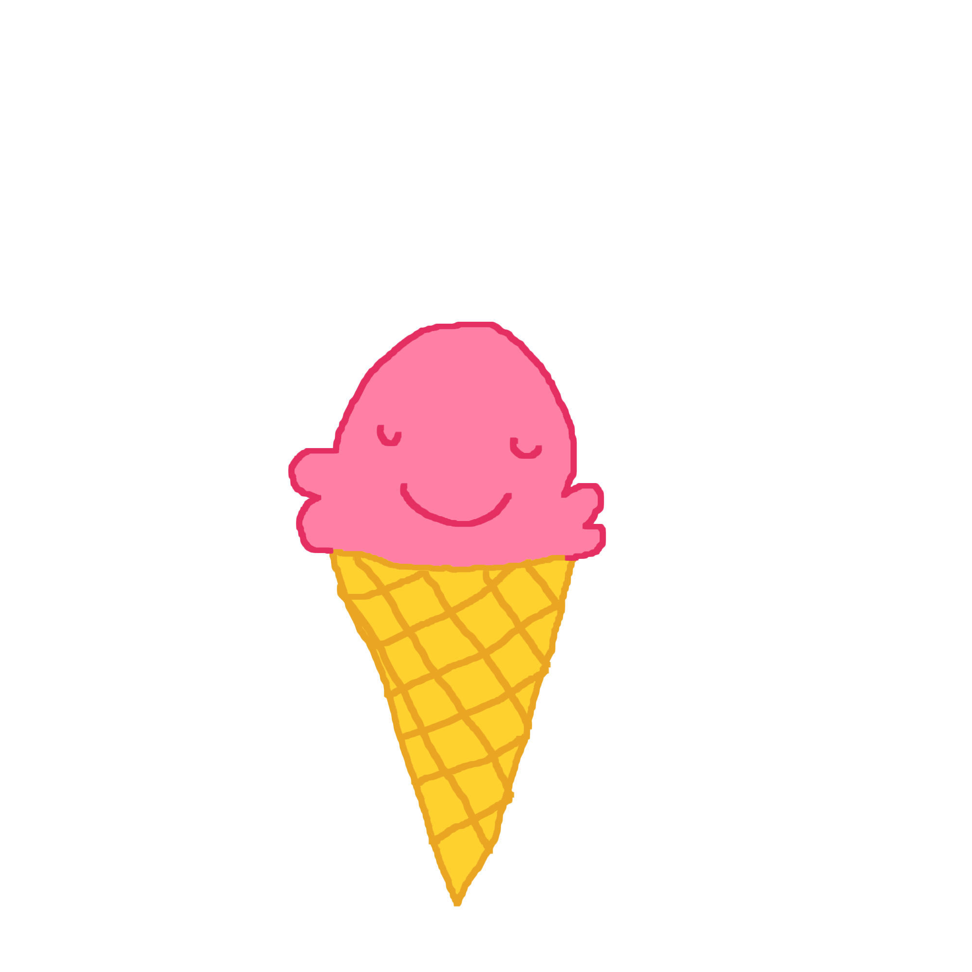 Happy Ice Cream Sticker by Mia Page for iOS & Android GIPHY