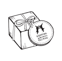 Lush Gift Fighting Animal Testing Sticker by Lush Fresh Handmade Cosmetics Australia