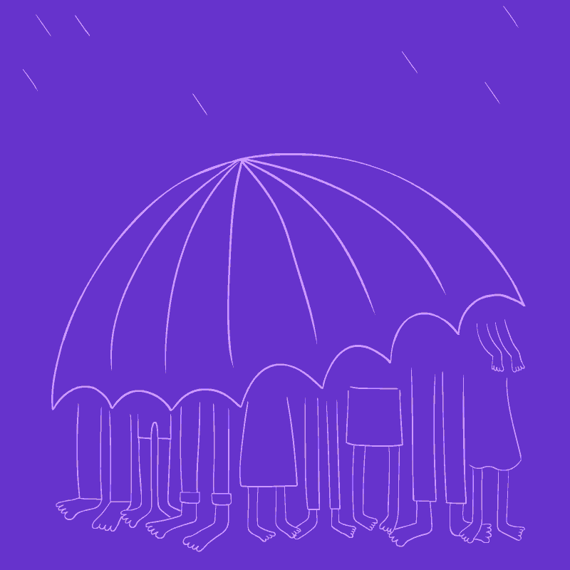 Raining Purple Rain GIF by louismor