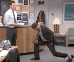Kneel Season 9 GIF by The Office