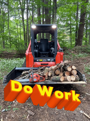 jcrawford05 construction labor kubota logging GIF