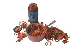 Pasta Noodles Sticker by The Place Stockholm