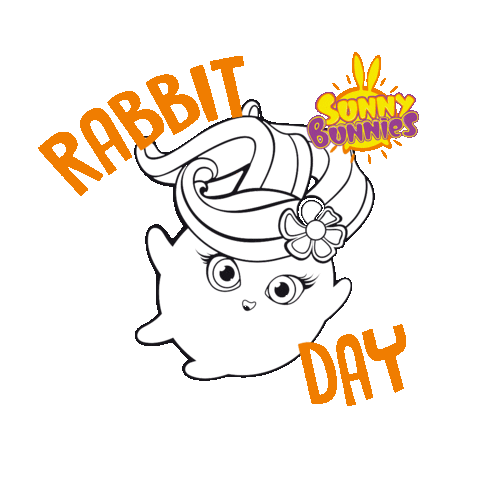 Bunny Rabbit Sticker by Sunny Bunnies