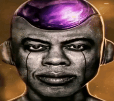 Dragon Ball Z Stare GIF