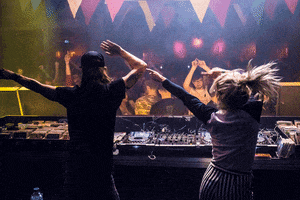 Triomf_Agency dance music party dancing GIF