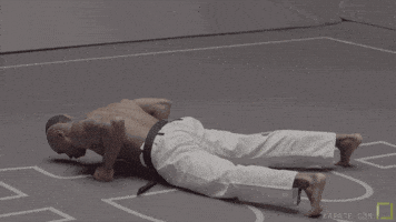 pushups GIF by Karate Combat
