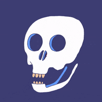 Skull Carne GIF by lsndrbrrnv