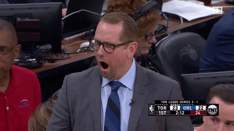 Nick Nurse Omg GIF by Bleacher Report - Find & Share on GIPHY