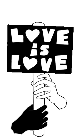 Love Is Love Gay Sticker by saroufim