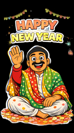 New Year Greetings GIF